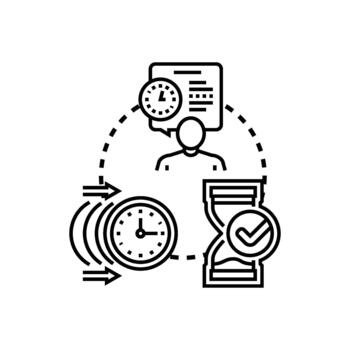 enabling flexible designs after hours productivity concept styleset vector